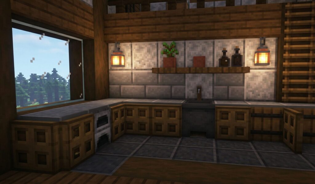 Minecraft Kitchen Ideas