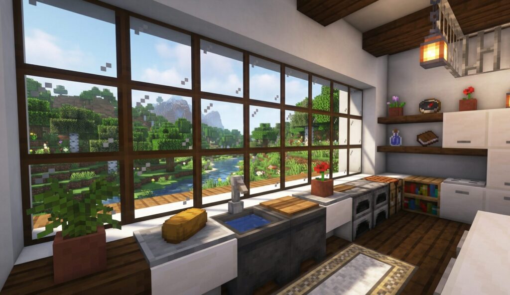 Minecraft Kitchen Ideas