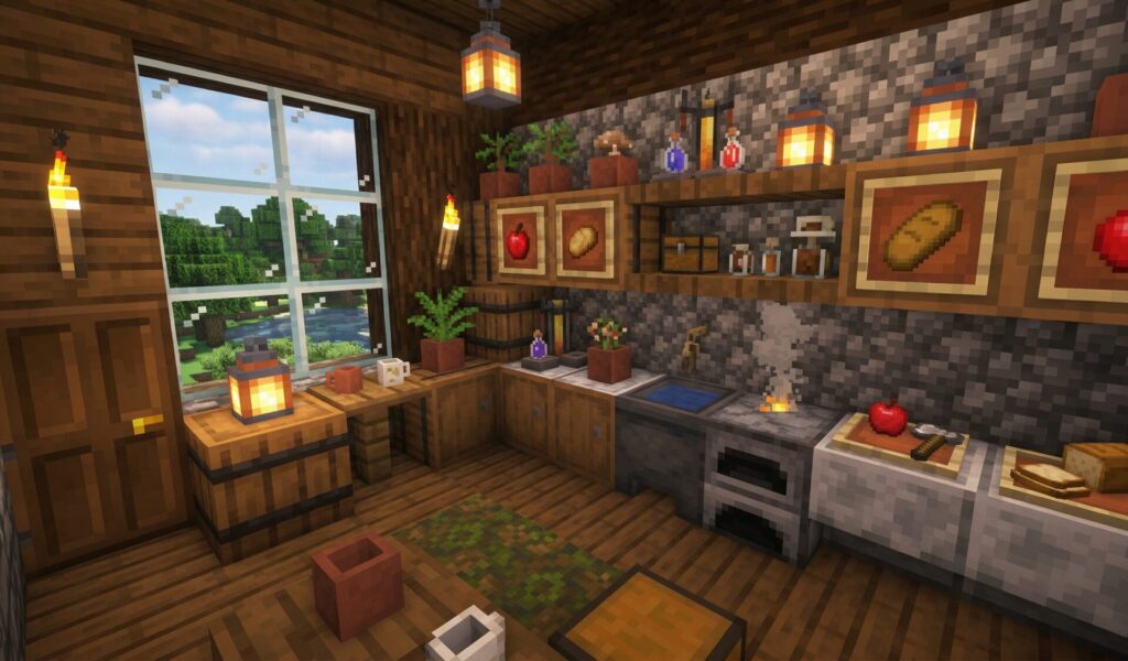Minecraft Kitchen Ideas