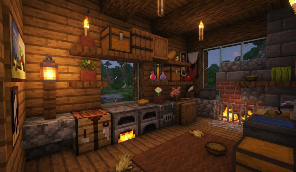 Minecraft Kitchen Ideas