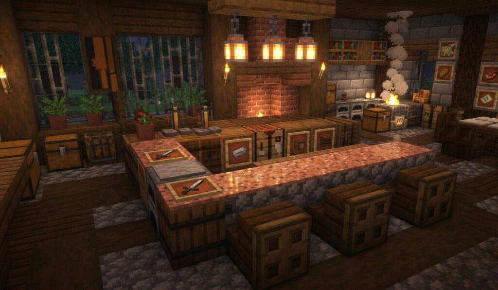 Minecraft Kitchen Ideas