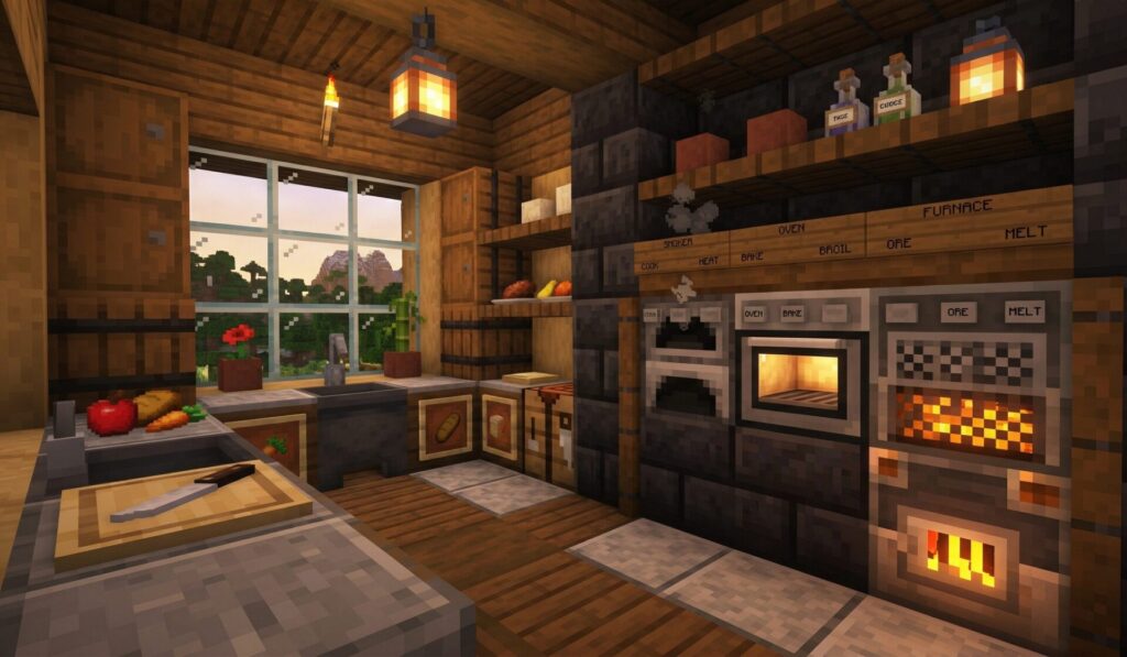 Minecraft Kitchen Ideas