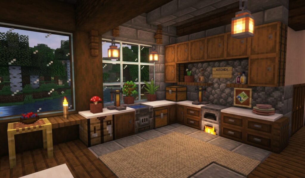 Minecraft Kitchen Ideas