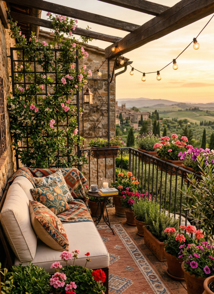 Cozy Small Balcony Ideas