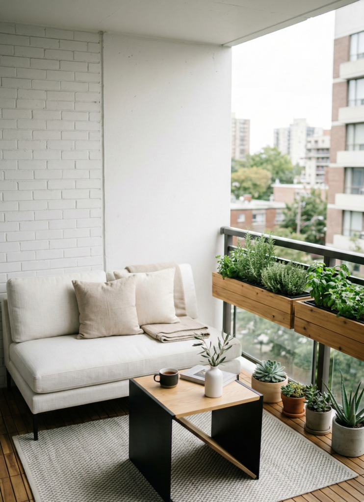 Cozy Small Balcony Ideas