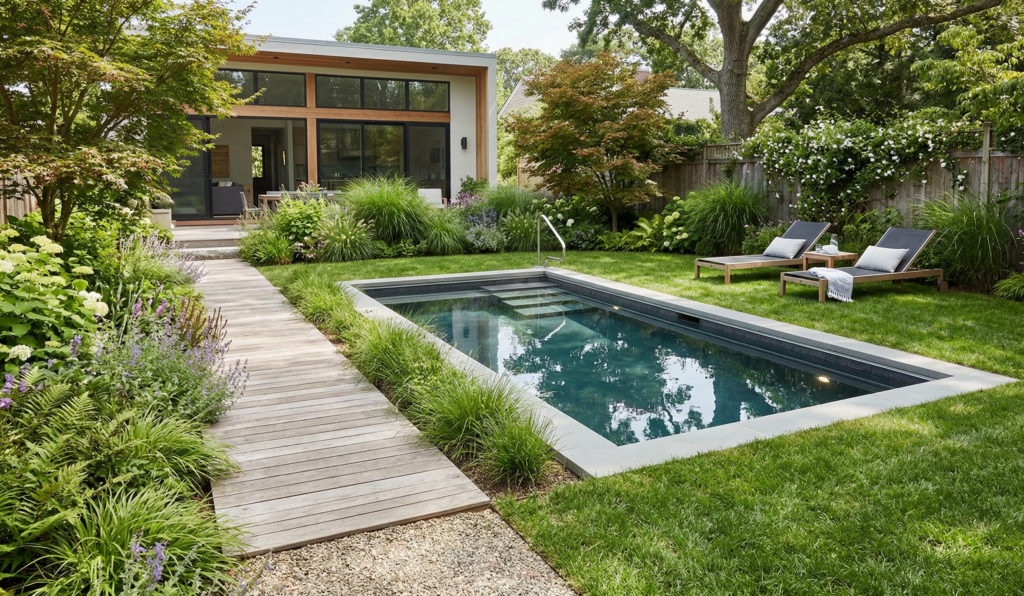 Small Pool Deck Plans