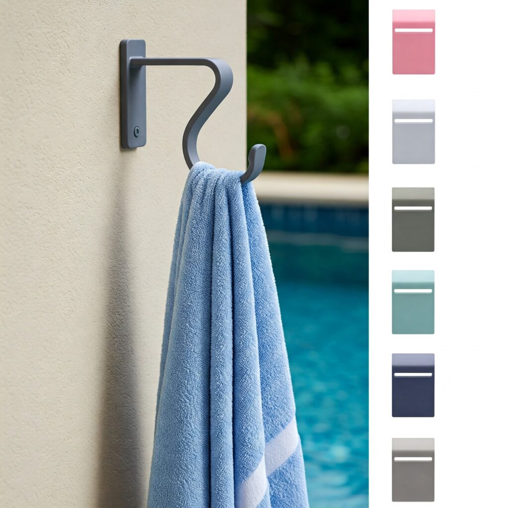 Stylish and Functional Pool Towel Hooks and Holders for Every Outdoor Space