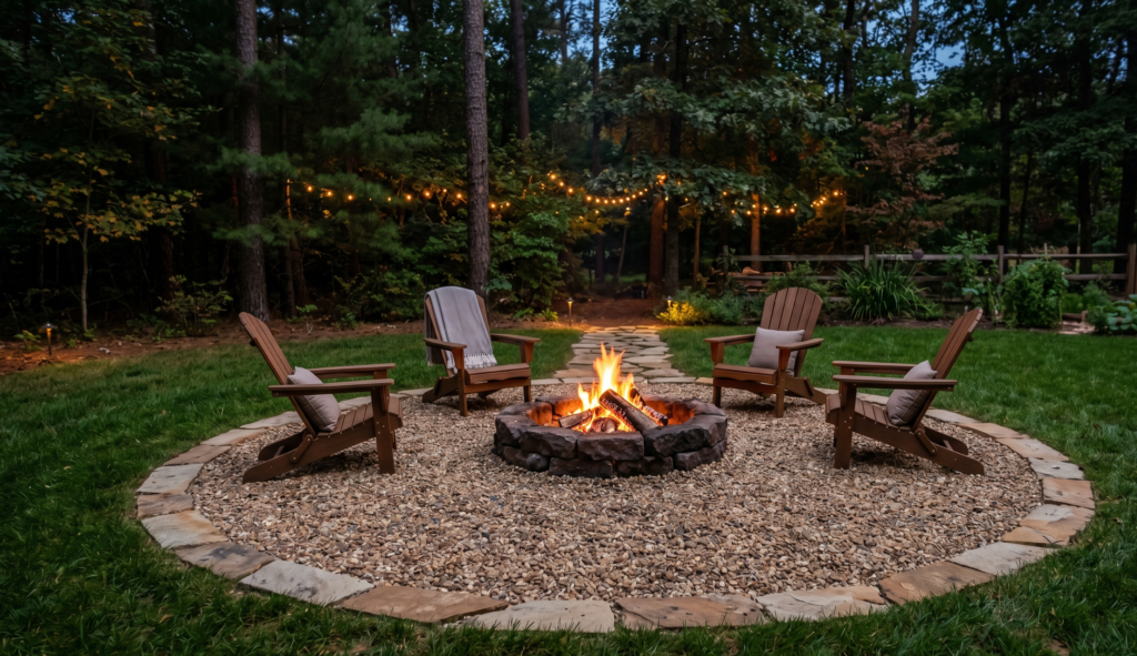 Backyard Fire Pit Landscaping Ideas