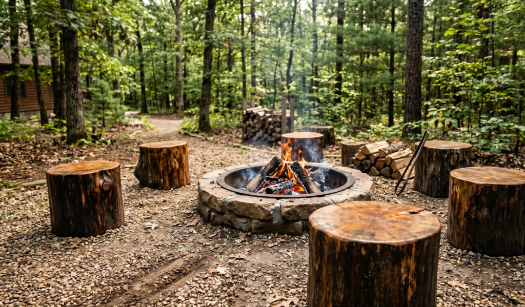 Backyard Fire Pit Landscaping Ideas