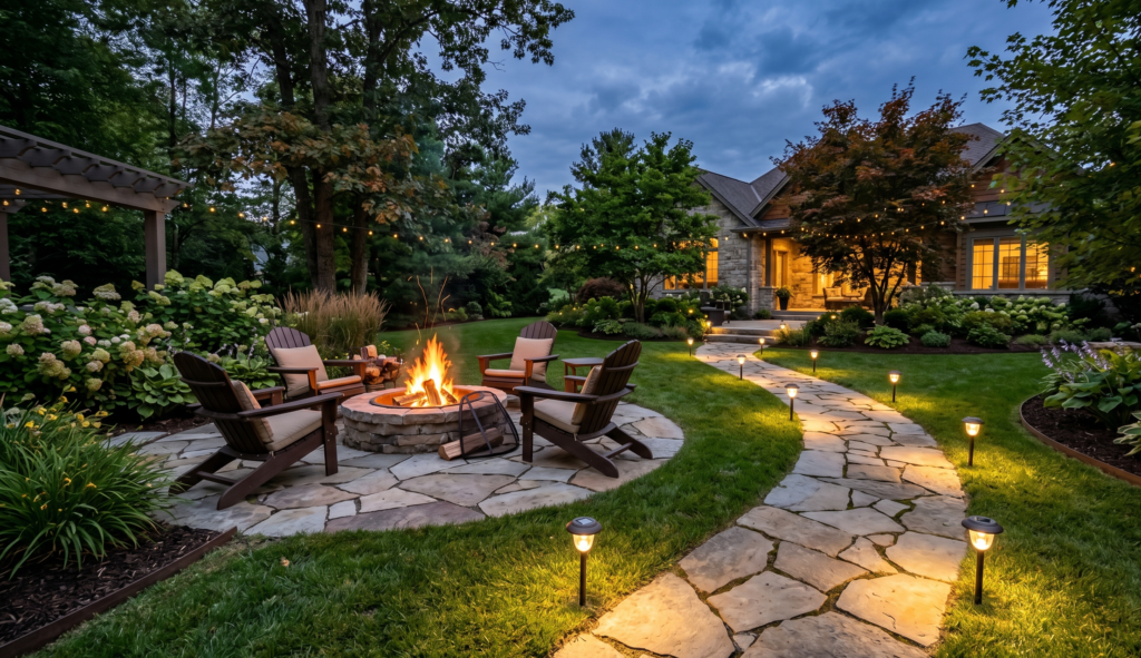 Backyard Fire Pit Landscaping Ideas