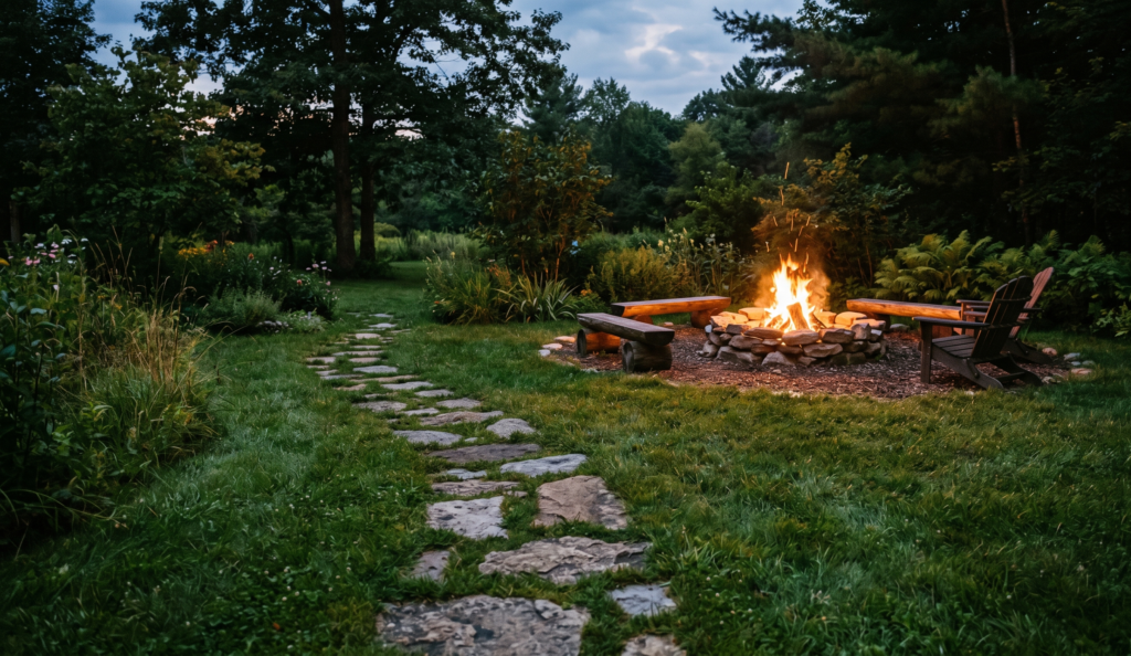 Backyard Fire Pit Landscaping Ideas