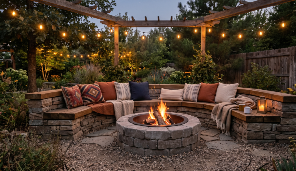 Backyard Fire Pit Landscaping Ideas