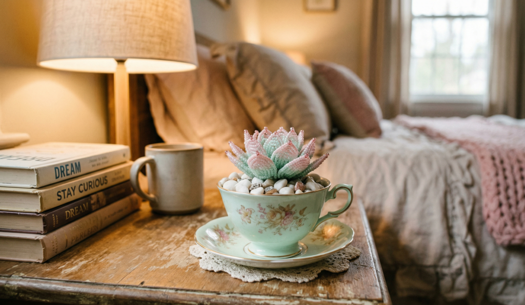 Beaded Succulents DIY Ideas