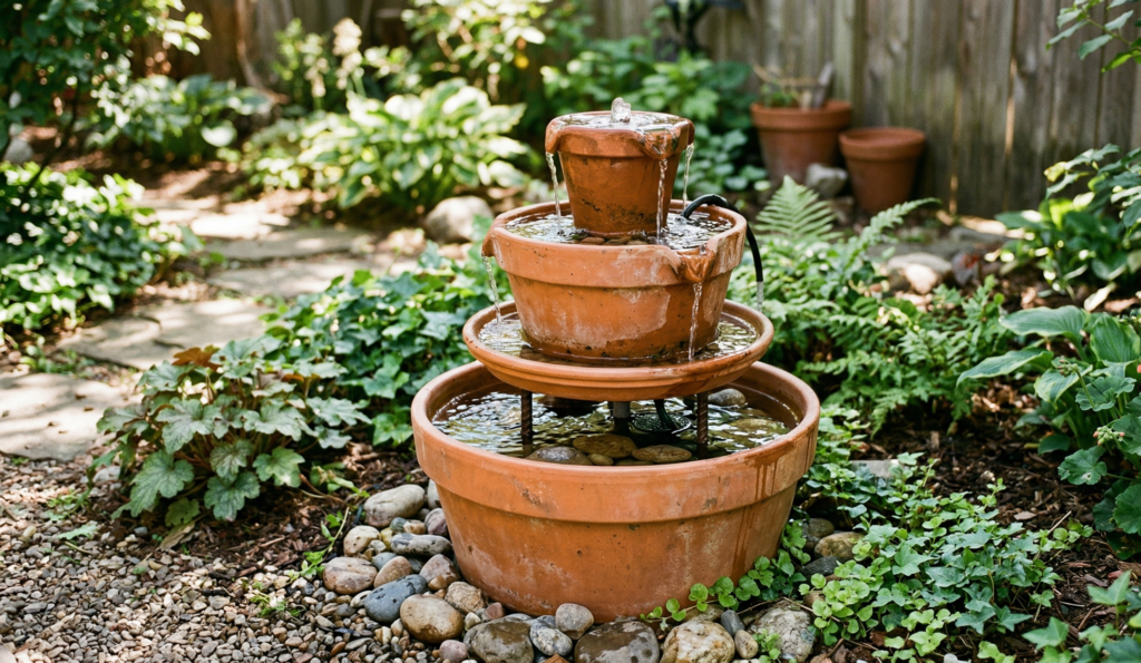DIY Solar Bird Bath Fountain Ideas