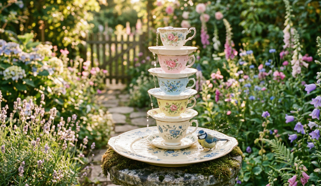 DIY Solar Bird Bath Fountain Ideas