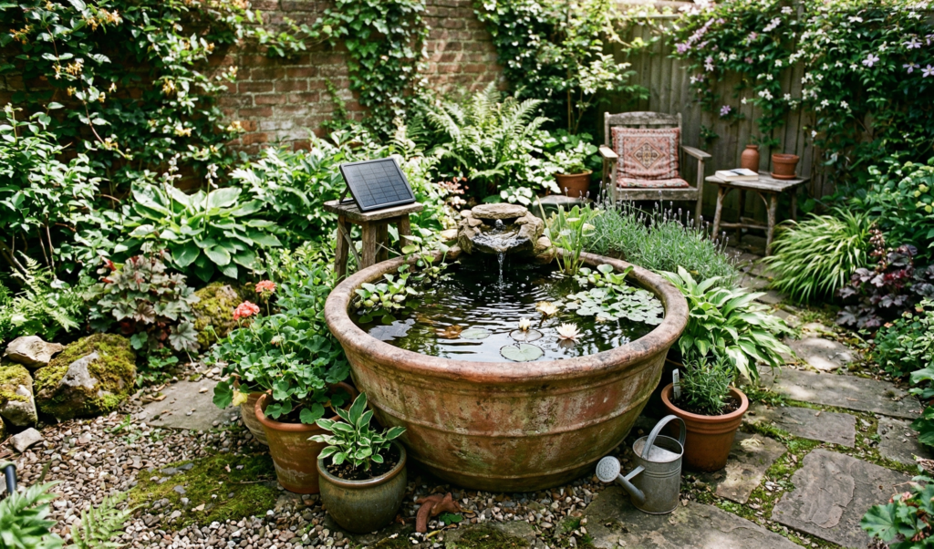 DIY Solar Bird Bath Fountain Ideas