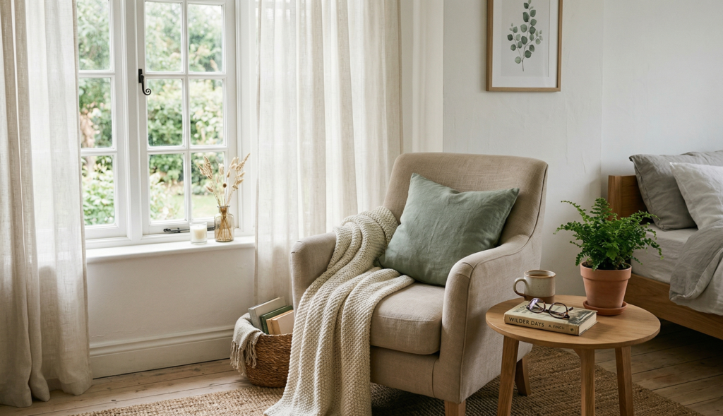 Earthy Cozy Bedroom