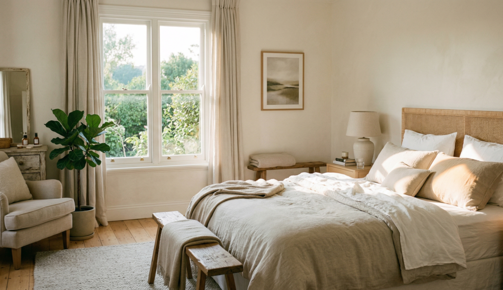 Earthy Cozy Bedroom