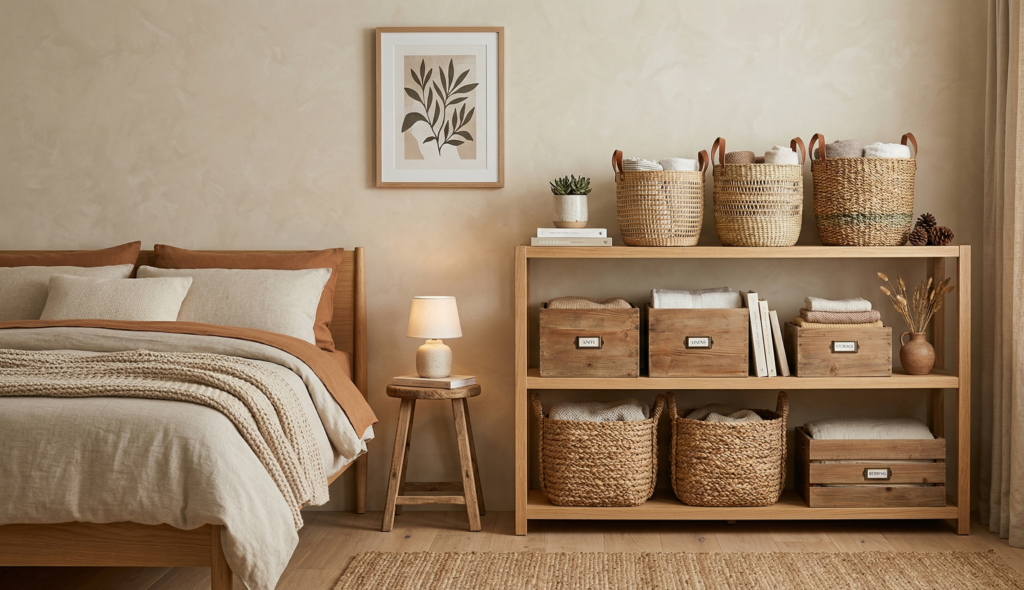 Earthy Cozy Bedroom