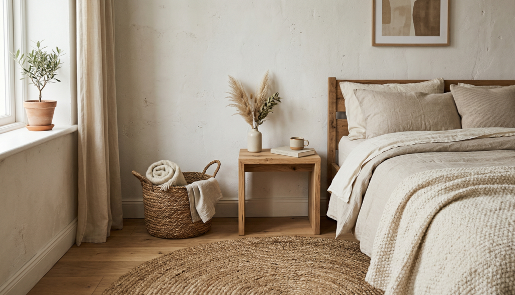Earthy Cozy Bedroom