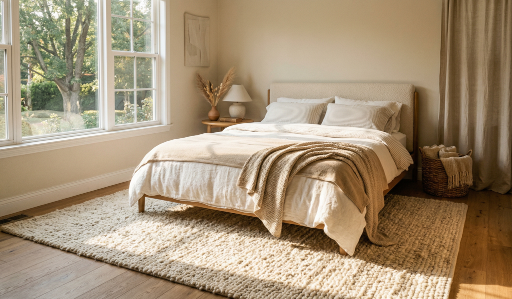Earthy Cozy Bedroom