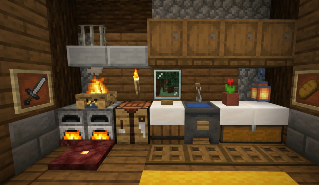 Easy Minecraft Kitchen Ideas