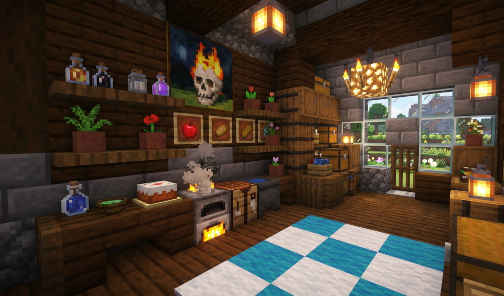 Easy Minecraft Kitchen Ideas