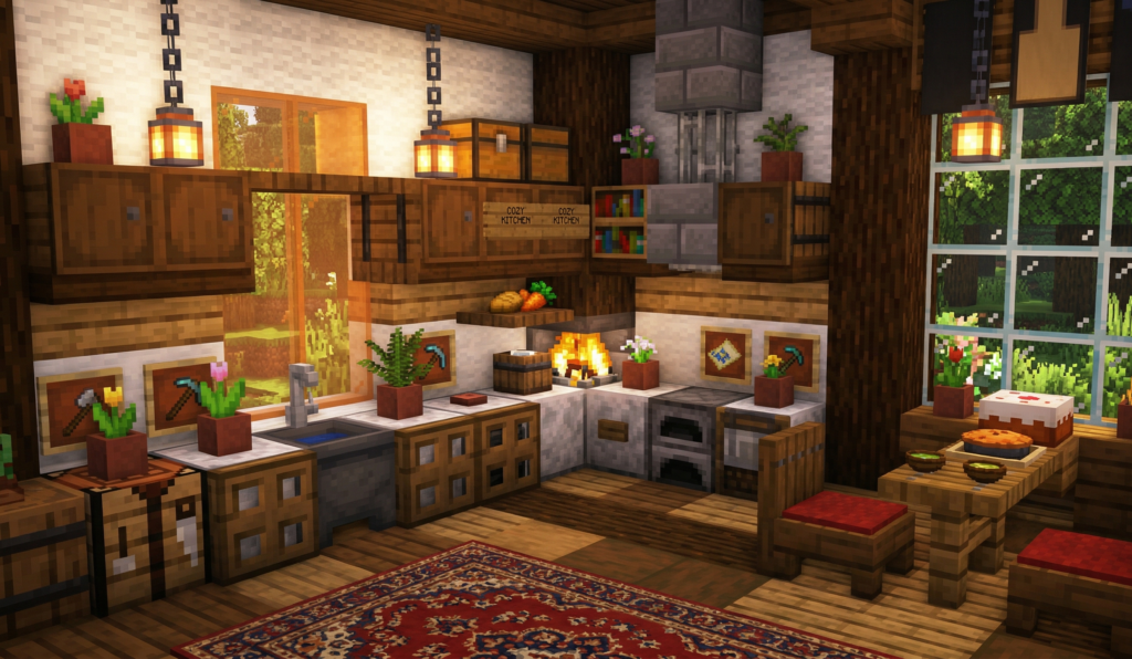 Easy Minecraft Kitchen Ideas
