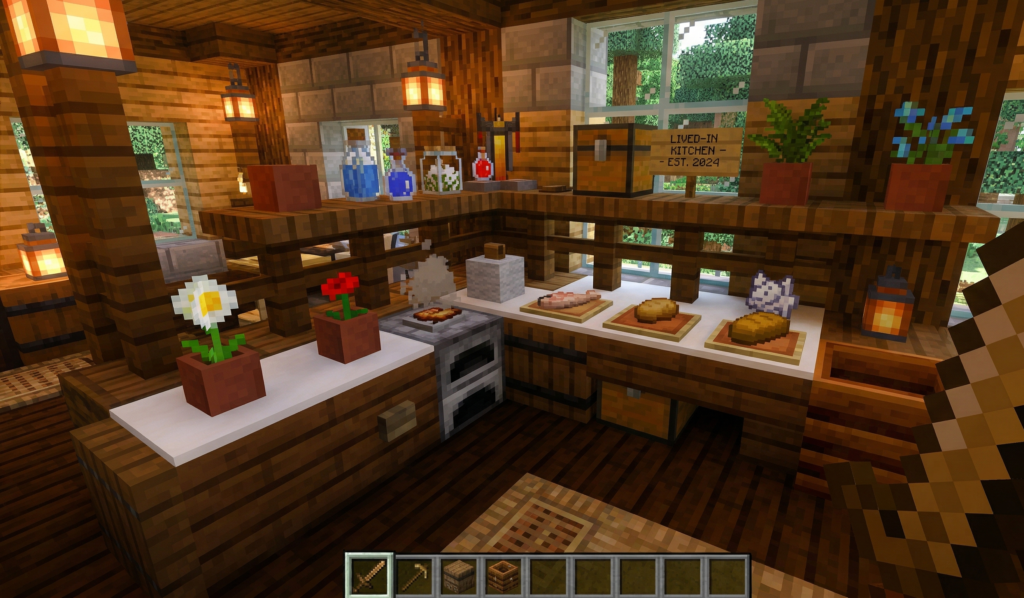 Easy Minecraft Kitchen Ideas