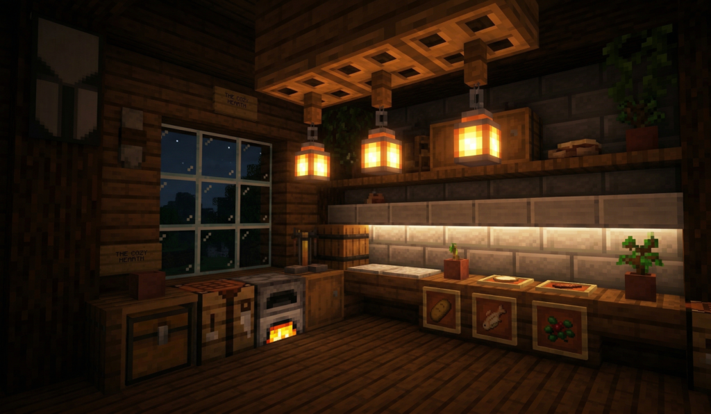 Easy Minecraft Kitchen Ideas