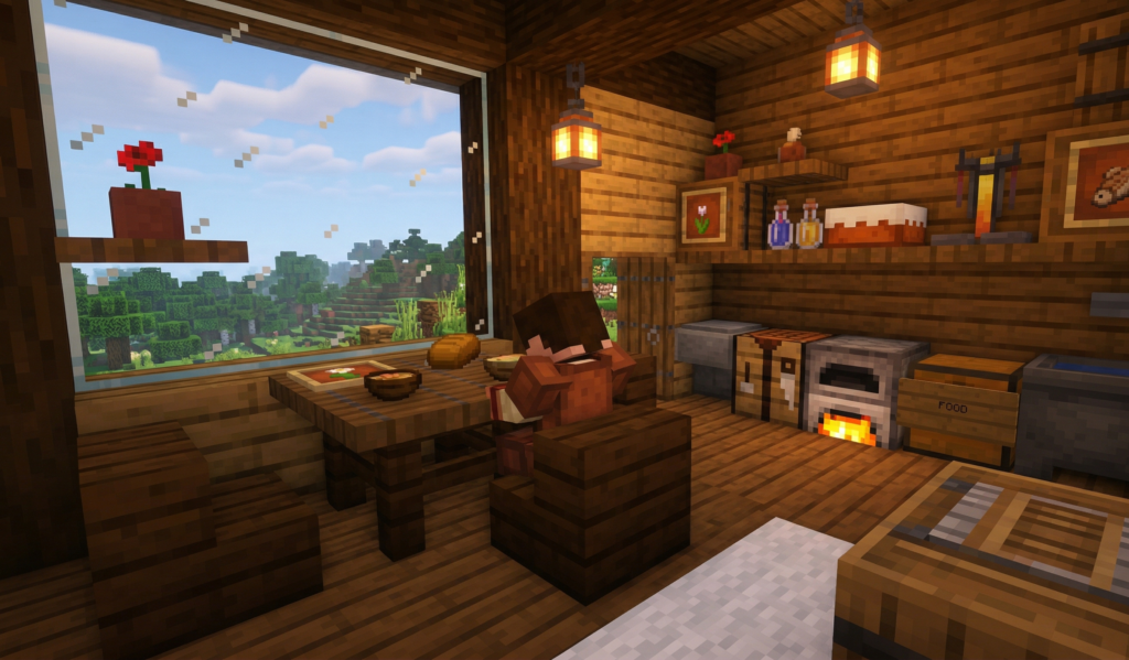 Easy Minecraft Kitchen Ideas