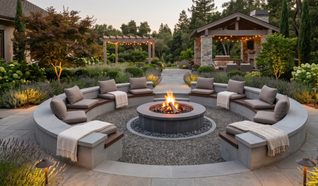 Fire Pit Seating Ideas