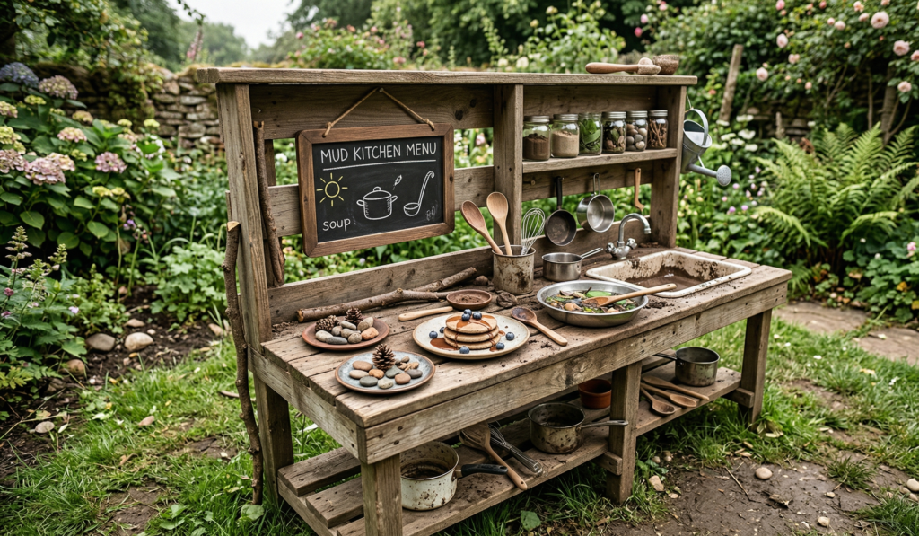 Mud Kitchen Play Ideas
