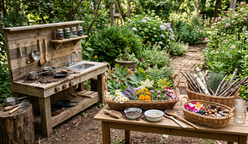 Mud Kitchen Play Ideas