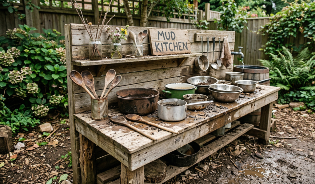 Mud Kitchen Play Ideas