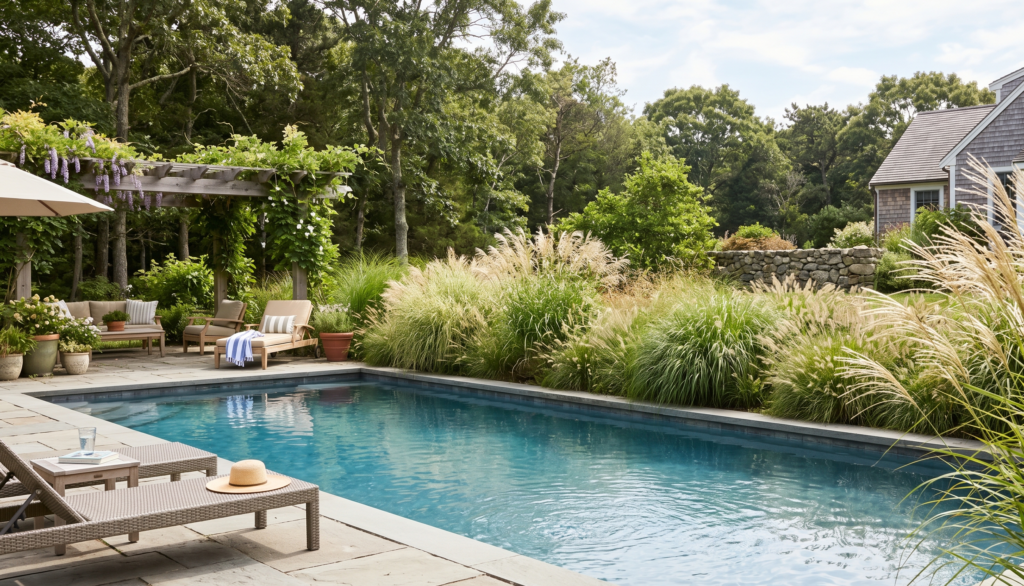 Planters Around Pool