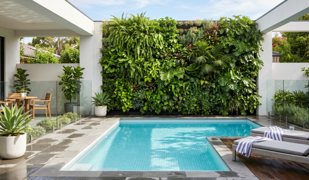 Planters Around Pool