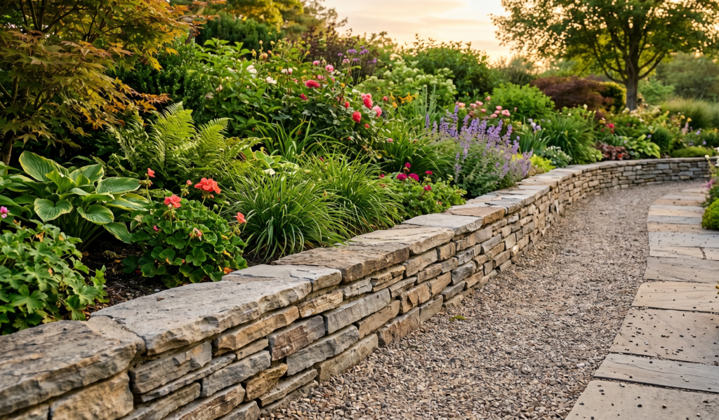 Rock Garden Edging Ideas