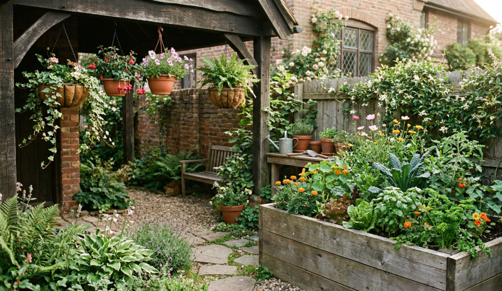 Small Garden Hacks Using Hanging Planters