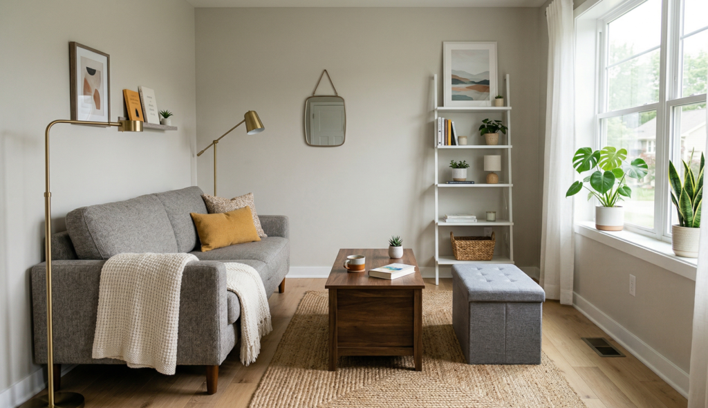 Small Living Room Summer Décor Ideas