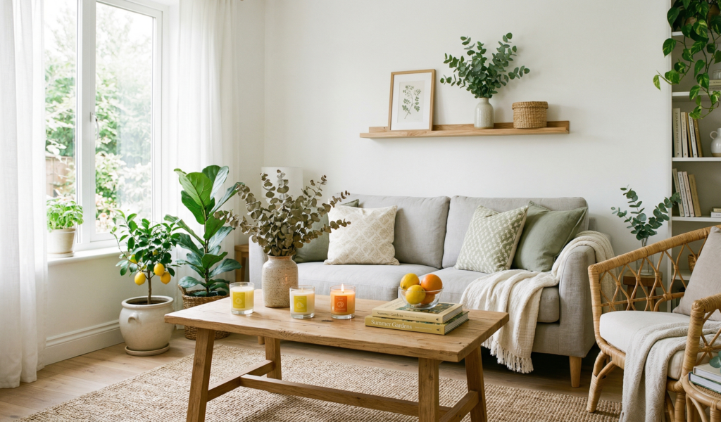 Small Living Room Summer Décor Ideas