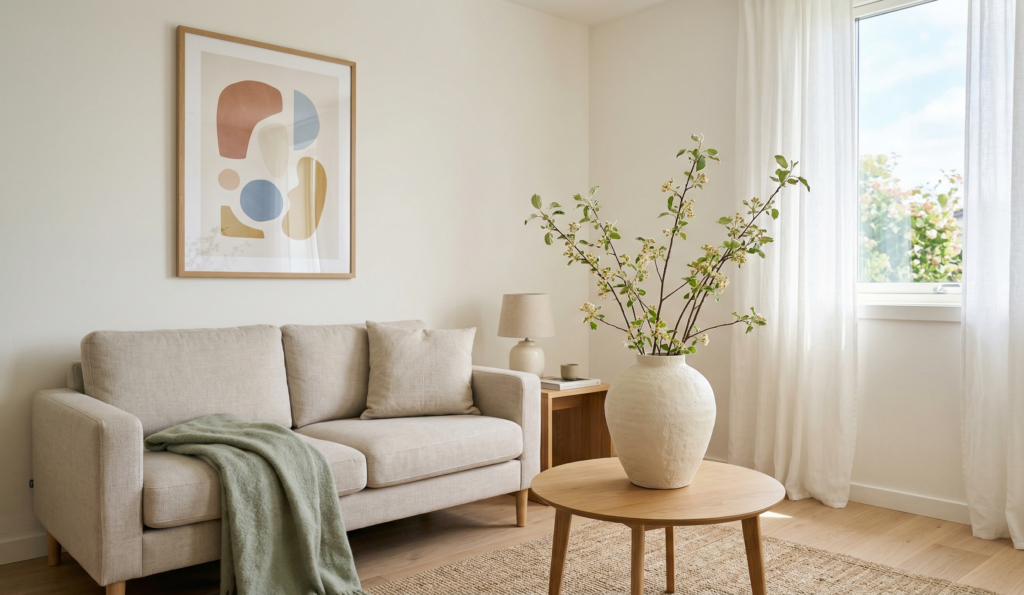 Small Living Room Summer Décor Ideas