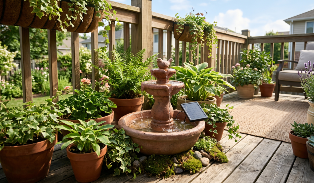 Solar Water Fountain