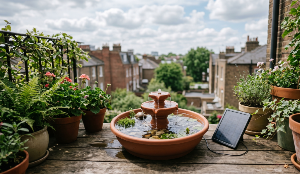 Solar Water Fountain