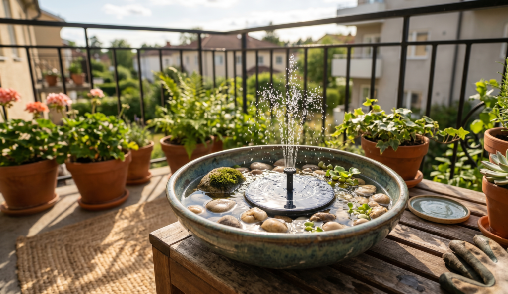 Solar Water Fountain