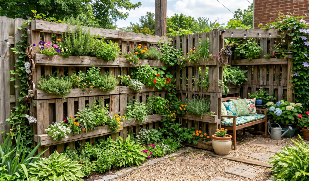 Wood Pallet Fence Ideas