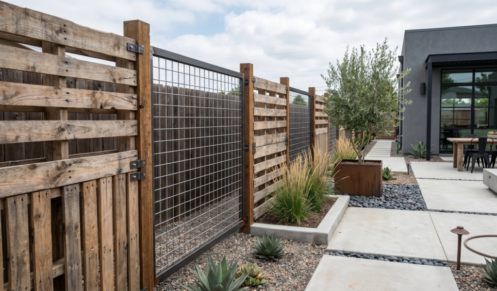 Wood Pallet Fence Ideas