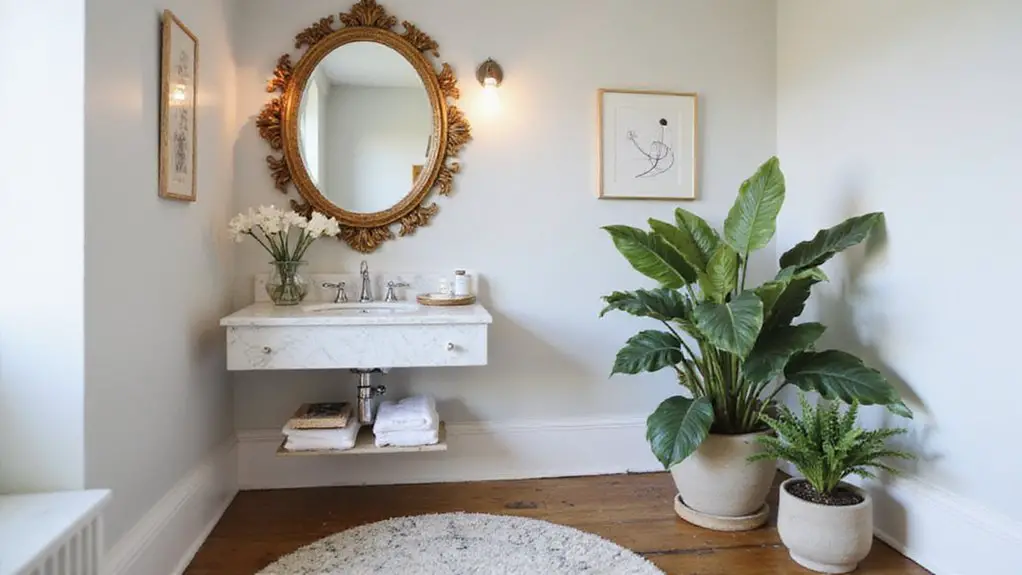 statement mirror elevates aesthetics