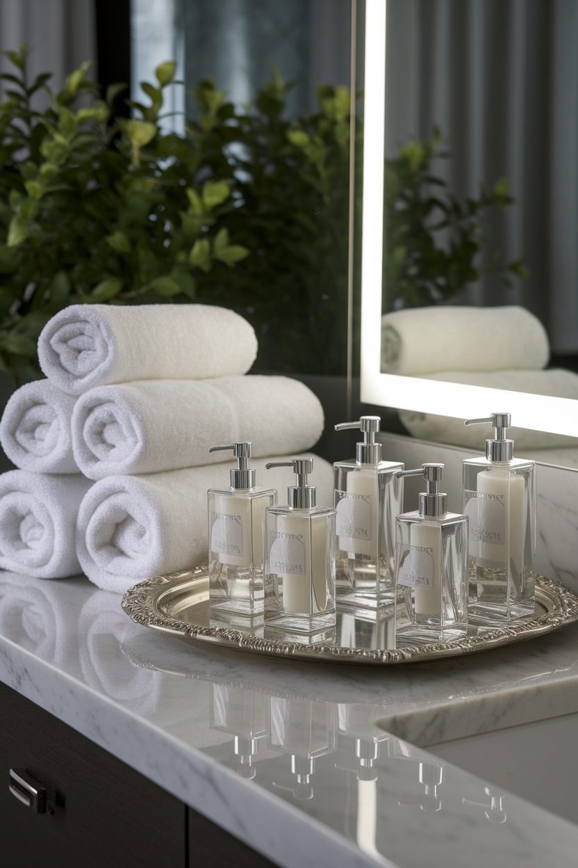 luxury toiletries for guests