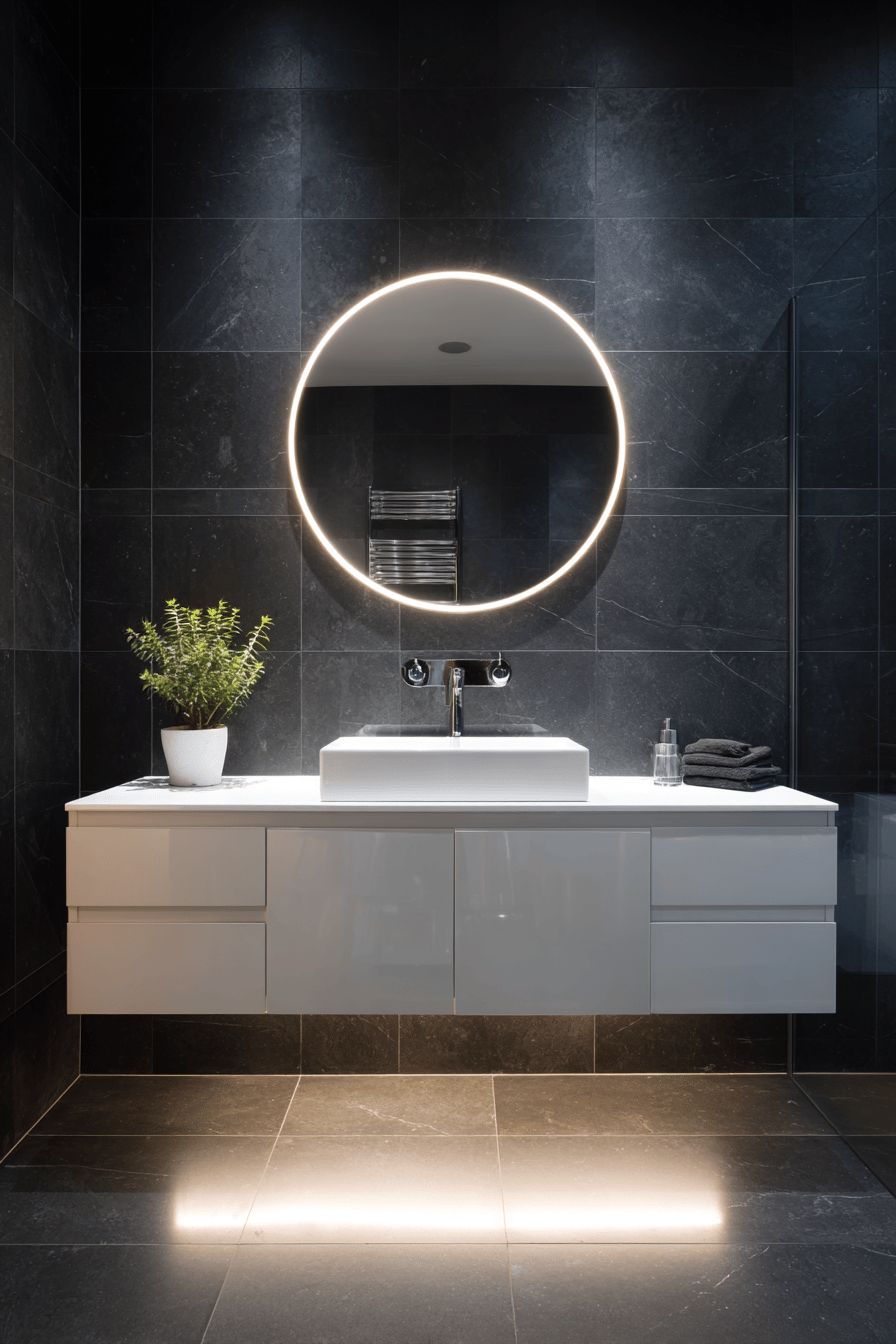 Opt for a Sleek Floating Vanity